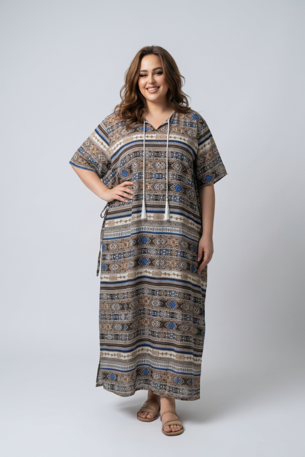 Short Sleeve Floral Viscose Dress