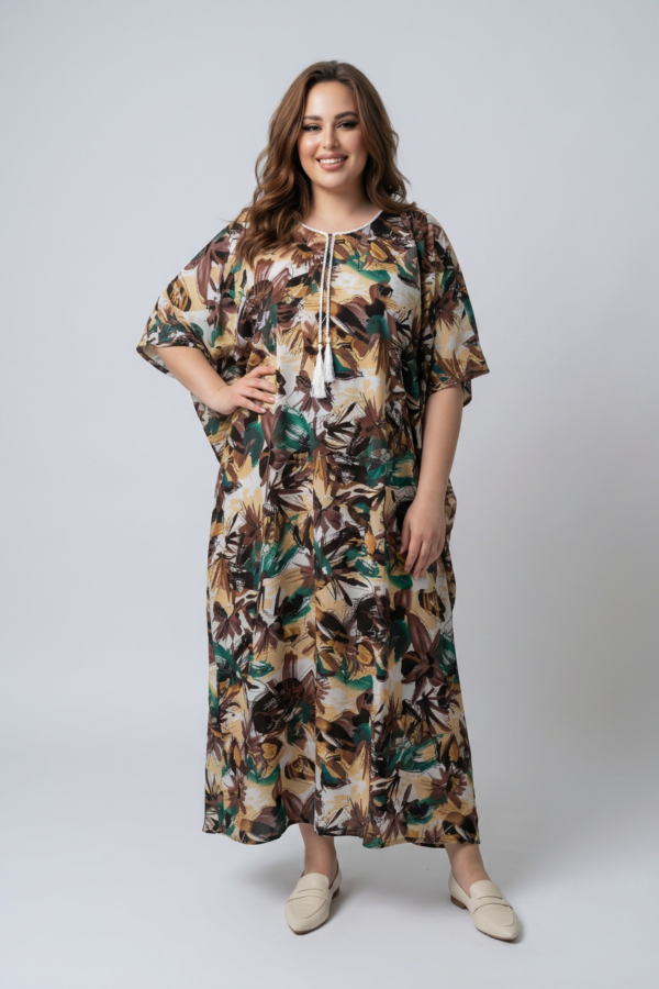 Summer Floral Viscose Dress